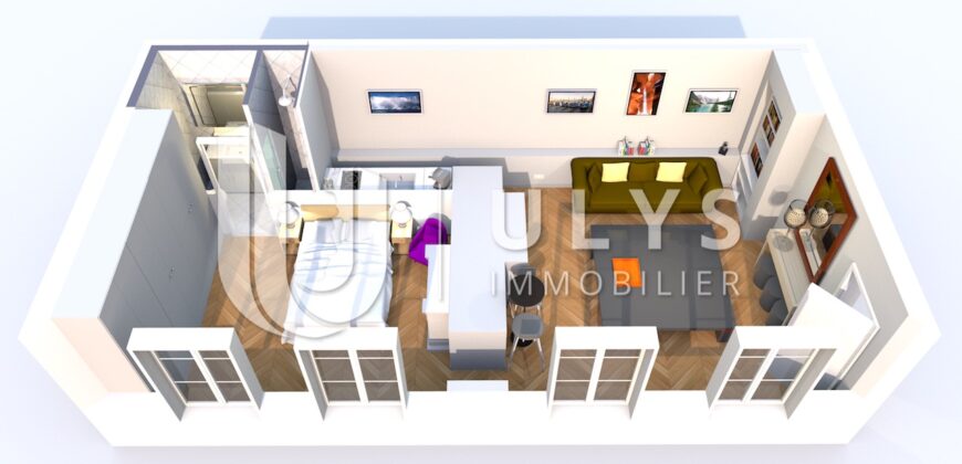 Rue de Seine – Appartement 2 Pièces, 40 m²