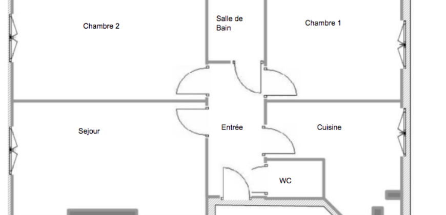 Rue Myrha – Appartement 3 Pièces, Meublé