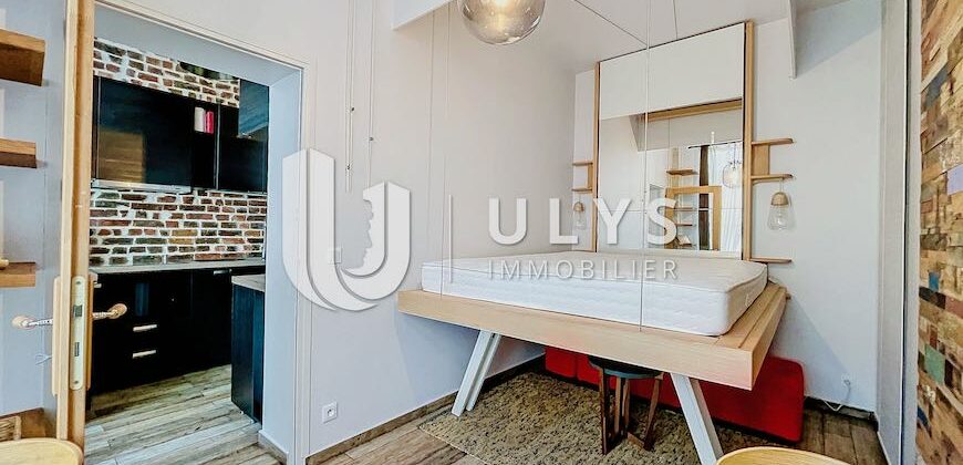 Panthéon – Studio 25 m² Meublé et Equipé sur cour