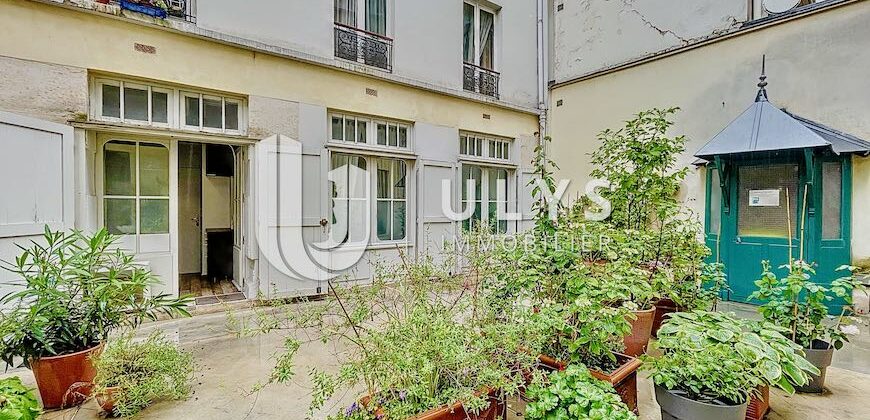 Panthéon – Studio 25 m² Meublé et Equipé sur cour