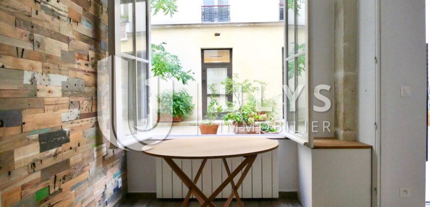 Panthéon – Studio 25 m² Meublé et Equipé sur cour