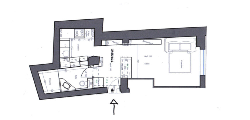Panthéon – Studio 31 m² Meublé et Rénové sur cour