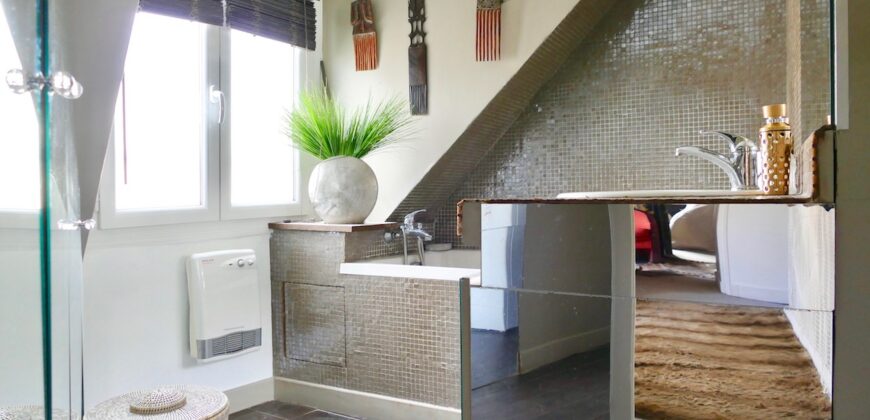 Chatelet – Duplex 63 m² en dernier étage