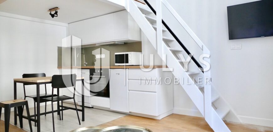 Montaigne – Studio Meublé avec Mezzanine, 33 m²