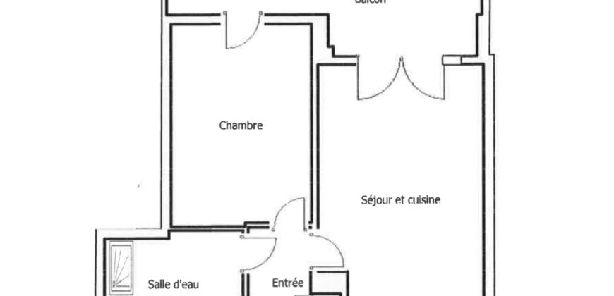 Rue des Abondances, 2 Pièces Vide Terrasse, 40 m²