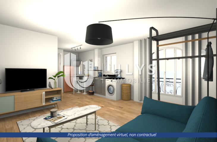 Bourse – Studio 22 m² à Rafraichir