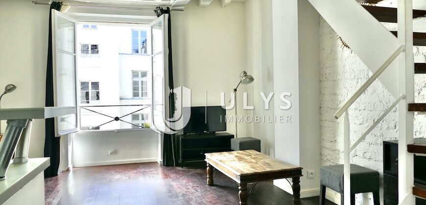 Rue Montmartre – Duplex 2 Pièces 40 m² env., sur cour