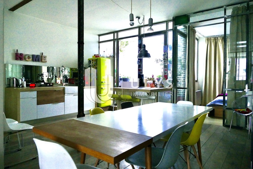 Marx Dormoy / Olive – Loft 3 Pièces 90 m² avec Loggia