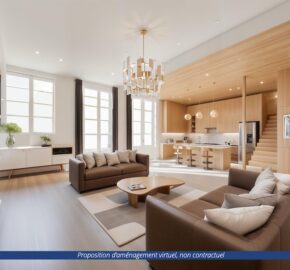 Hôtel de Ville – Loft Duplex 3/4 Pièces 80 m² à Rénover