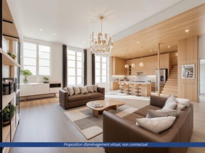Hôtel de Ville – Loft Duplex 3/4 Pièces 80 m² à Rénover