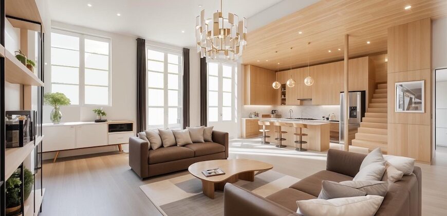 Hôtel de Ville – Loft Duplex 3/4 Pièces 80 m² à Rénover