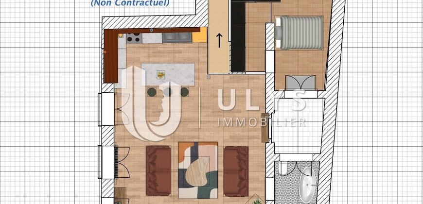Hôtel de Ville – Loft Duplex 3/4 Pièces 80 m² à Rénover