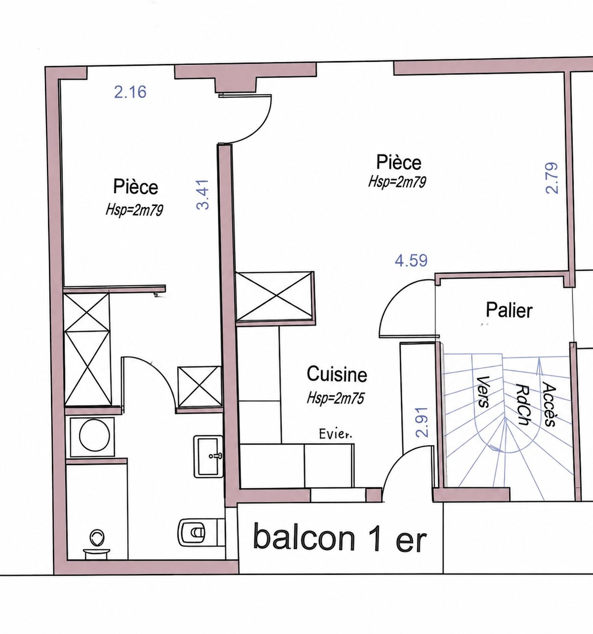 Meudon – 2 Pièces 34m² Rénové (Déficit Foncier)