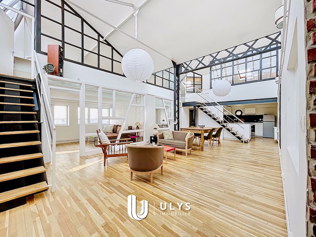 Charonne – Splendide Loft 134 m² avec verrières zénithales