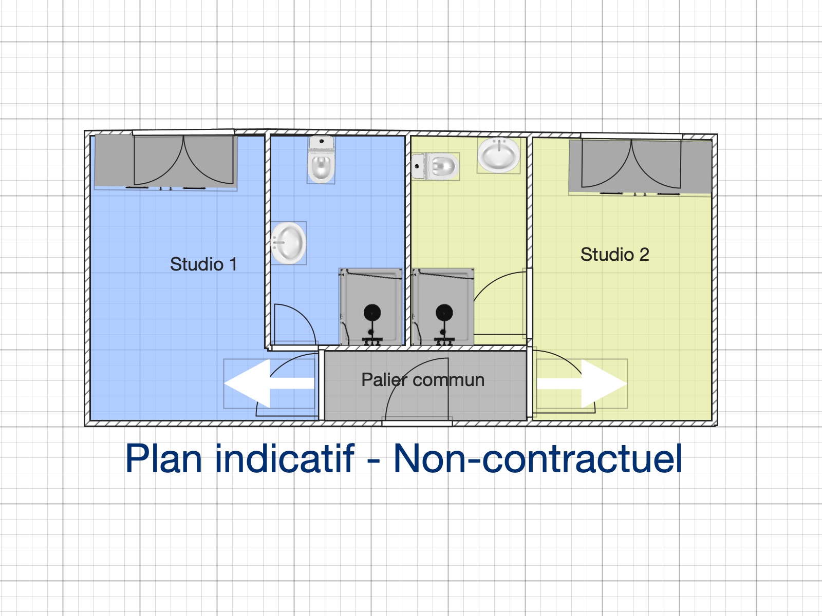 Aubervilliers – Lot 2 Studios 31 m²
