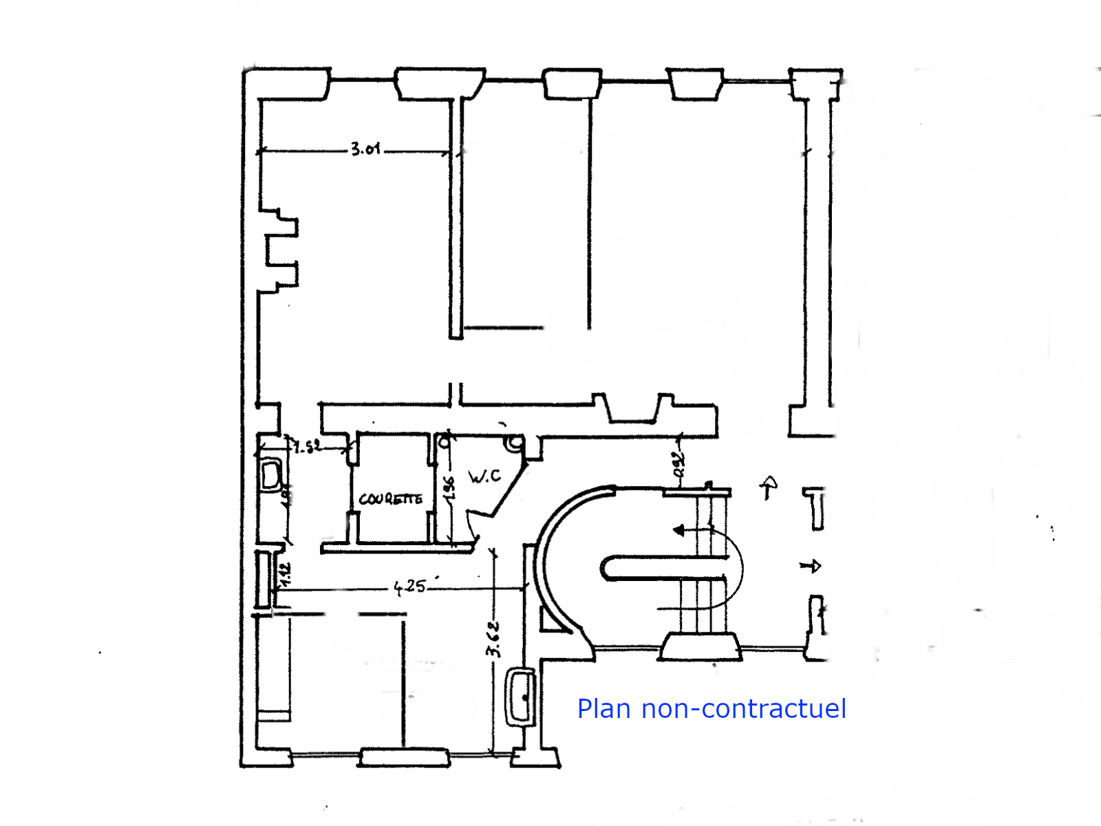 Montorgueil Sentier – Appartement 4 Pièces 80,5 m² À Rénover